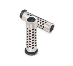 Harley Davidson Silencer Hand Grips Brushed Nickel In 2021 Harley Davidson Silencers Harley