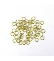 Brass Rings 6 Mm 60 Units