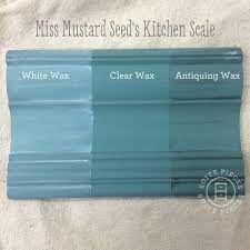 Miss Mustard Seed S Milk Paint With Antiquing Wax White Wax And Clear Wax Milk Paint Kitchen Cabinets Miss Mustard Seeds Milk Paint