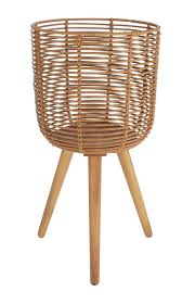 Argos Home Sahara Faux Rattan Stand Planter Easy Home Decor Rattan Planters Argos Home