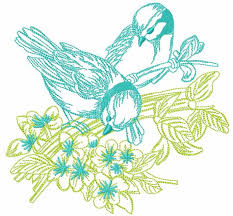 Spring Birds Free Embroidery Design Machine Embroidery Design Www Embroid Free Embroidery Designs Machine Embroidery Designs Embroidery Designs Free Download
