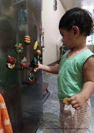 Download abc fun fridge magnets and enjoy it on your iphone, ipad, and ipod touch. Household Items As Toys Series Refrigerator Magnet For Toddlers Fine Motor Development The Teaching Aunt