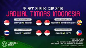 To connect with hasil & jadwal indonesia super league, join facebook today. Inilah Jadwal Indonesia Di Piala Aff 2018 Football Tribe Indonesia
