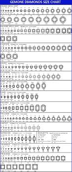 diamond size chart carat size chart on scale jewellery