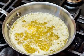 To make clarified butter you have to remove the butter solids and water from it, leaving only the butter fat and salt. Lemon Garlic Butter Sauce Made In 7 Minutes Pinch And Swirl