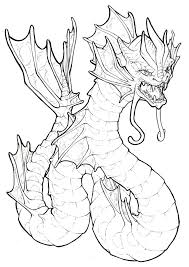 Gyarados Lineart By Barefootfoof On Deviantart Line Art Drawings Pokemon Sketch Art