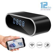 Daretang Hd 1080p Wifi Hidden Camera Alarm Clock Night Vision Motion Detection Loop Recording Home Home Surveillance Spy Camera Wireless Home Security Systems