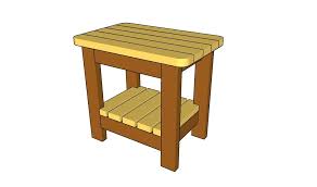 Outdoor Side Table Plans Howtospecialist How To Build Step By Step Diy Plans Outdoor Side Table Table Plans Side Table