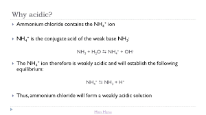 Is Nh4cl Acidic Basic Or Neutral