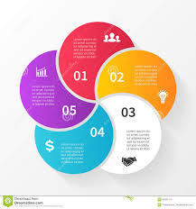 vector circle arrows infographic diagram graph