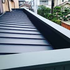 増築工事しました 屋根工事 外壁工事 雨漏り補修 雨樋工事 リフォーム 磐田市 お住まいお悩み相談 建築板金 ガルバリウム鋼板角波 屋根立ヒラ 谷とい 笠木 パラペット 増築