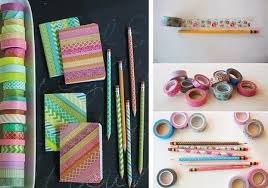 Decorar Utiles Escolares Con Cintas Decorativas Utiles Escolares Como Decorar Utiles Escolares Utiles Escolares Decorar Utiles Escolares