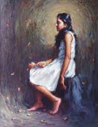 Dream Flower 1 Painting By Siddharth Gavade Artzolo Com Painting Indian Paintings Figure Painting