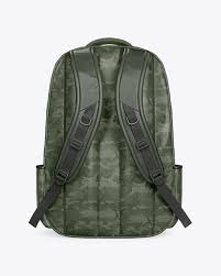 Download Backpack Mockup Back View In Apparel Mockups On Yellow Images Object Mockups