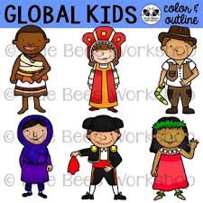 New users enjoy 60% off. Multicultural Kids From Around The World Clip Art Set 3 Clip Art Art Set Clipart Kids
