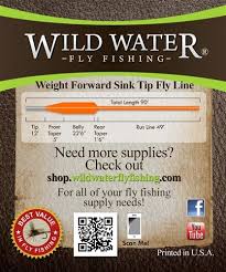 6 weight sinking tip fly line wild