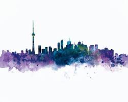 Black And White Toronto Skyline Drawing Toronto Print Toronto Skyline Toronto Art Watercolor Wall Etsy In 2020 Skyline Art Toronto Skyline Art