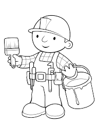Keep a cat and pumpkin company on a magical night. Free Printable Bob The Builder Coloring Pages For Kids