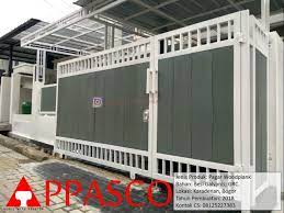 Selain putih, warna pastel juga bisa menjadi ide baru untuk pagar minimalis. Http Bit Ly 2ccasrv Pagar Woodplank Abu Besi Galvanis Grc Di Karadenan Bogor Pagar Woodplank Abu Besi Galvanis Grc Di Kar Desain Pagar Modern Rumah Pagar