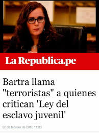 Resultado de imagen para bartra llama terroristas