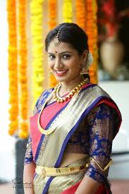 Kannada Bride Karnataka Traditional Outfits Wedding Bridesmaids Dresses Blue South Indian Bride