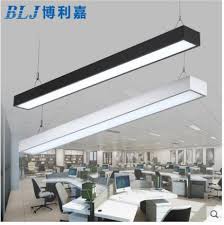Led Strip Light Office Chandelier Modern Fluorescent Lamp Long Strip Aluminum Lamp Right Angle Lighting Hanging Line Light Led Pendant Lights Aliexpress