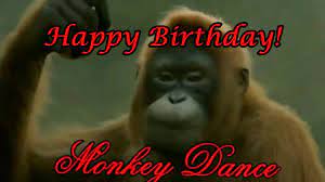 Happy birthday 12 plush monkey with birthday cake plays happy birthday song. Happy Birthday Monkey Dance Youtube