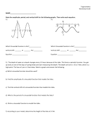 Worksheet 6 6a