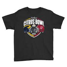 Michigan Wolverines Vs Alabama Crimson Tide Fanatics Branded 2020 Citrus Bowl Matchup Slant Youth T Shirt