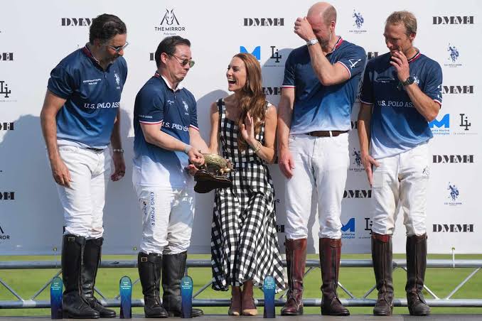 Kate Middleton Laughs Off Awkward Moment Where Trophy Almost Broke at Polo