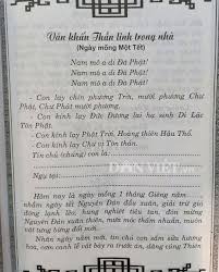 Dưới đây là bài văn khấn mùng 1 tết tại nhà chuẩn nhất xin gửi đến các bạn. Bai VÄƒn Kháº¥n Cung Tháº§n Linh Ngay Mung 1 Táº¿t Chuáº©n Nháº¥t