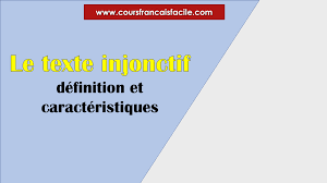 Le Texte Injonctif Definition Et Caracteristiques