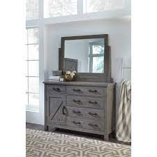 I almost always use a light gray before painting anything white. Modus International Austin 5 Drawer Farmhouse Dresser And Mirror With Wood Frame A1 Furniture Mattress Dresser Mirror Sets