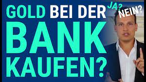 Kaufen sie goldzertifikate oder goldfonds, die sie in einem depot führen. Gold Bei Der Bank Kaufen Ja Oder Nein Gold Youtube