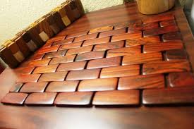 10 Oriental Style Wooden Placemats Rilane We Aspire To Inspire Placemats Oriental Fashion Wooden