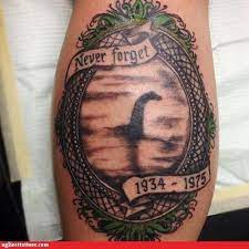 Reclaiming the loch ness monster from the current tide of debunking and scepticism. Loch Ness Monster Probably Fake Loch Ness Monster Tattoo Not Fake Secret Scotland