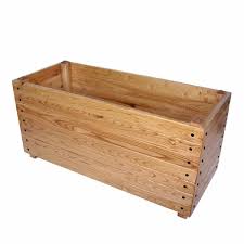 Décorer son jardin avec des pots et. Bac Jardiniere En Chataigner 100x45x50cm Vente Au Meilleur Prix Jardins Animes