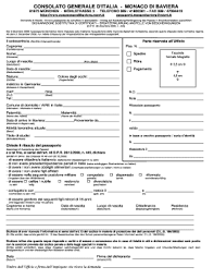 Per agevolare le vostre pratiche amministrative abbiamo elencato tutte le ambasciate e i consolati. Consolato Italiano Monaco Fill Online Printable Fillable Blank Pdffiller