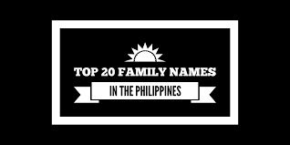 Census browse for more surnames starting with Top 20 Family Names In The Philippines
