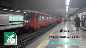 Información, fotos y videos en milenio. Metro Cdmx Linea B Garibaldi Lagunilla Par De Trenes Alsthom Mp 68 R96 Youtube