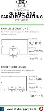 Rechnen In Schaltungen Dh Reihenschaltung Und Parallelschaltung Die F Wissen Die Parallelschaltung Rechnen Rei Spickzettel Physik Lernen Physik