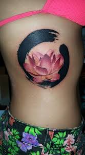 Ensō Is A Japanese Word Meaning Circle And A Concept Strongly Symbolizing Enlightenment The Lotus Flower Grows In Mu Circle Tattoos Tattoos Body Art Tattoos