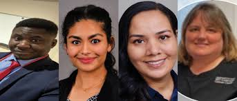 Two BSN-DNP students, Ayo Akinbode and Ann Maliackal, MSN student Shabana  Momin, and a DNP student Mary Joy Smith will represent Cizik School of  Nursing in the 2024-25 cohort of UTHealth Houston |