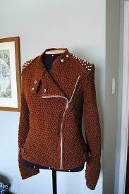Biker Jacket Crochet Jacket Pattern Jacket Pattern Crochet Jacket