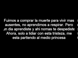 Si encuentras un amor que te comprenda, y sientas que te quiere más que a nadie, entonces yo dare la media vuelta y me ire con el sol cuando muera la tarde 88' guardado por señorita tort. La Ensalada Tan Bionica Letra Youtube