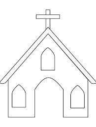 Use our free church coloring pages when you're teaching the ten commandments. Church Outline Coloring Pages Best Place To Color