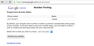 To port your google voice number to another provider, you must first unlock it. Google Voice Auto Attendant Ringroost Blog