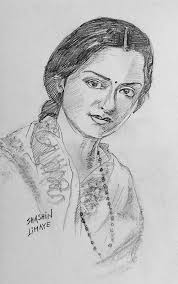 A sketch of serial actress Ankita Amar 😊 22 hours of sketching .. Do share  your views about the sketch !!