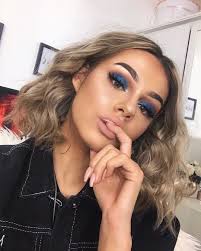 Lil Blue Moment My Attempt At Being Some What Creative Makeup Looks Gorgeous Makeup Hair Makeup