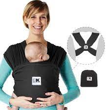 Baby K Tan Breeze Baby Carrier Black Large Target